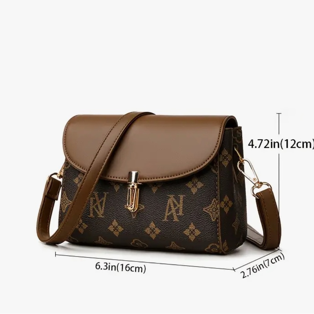Cream Monogram Crossbody Bag NIP - Picture 5 of 6